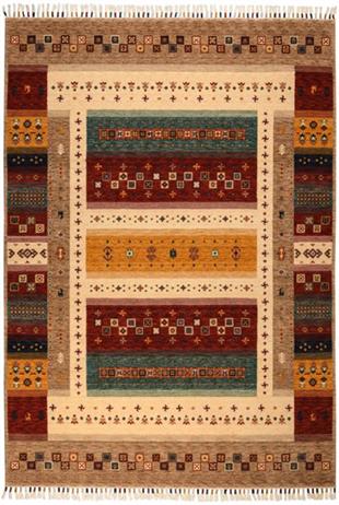 Çam Halı Sultani 810 Vizon Yün ve Bambu ile Özel Tezgahlarda Üretilen Otantik Desenli El Emeği Modern Uşak Halısı