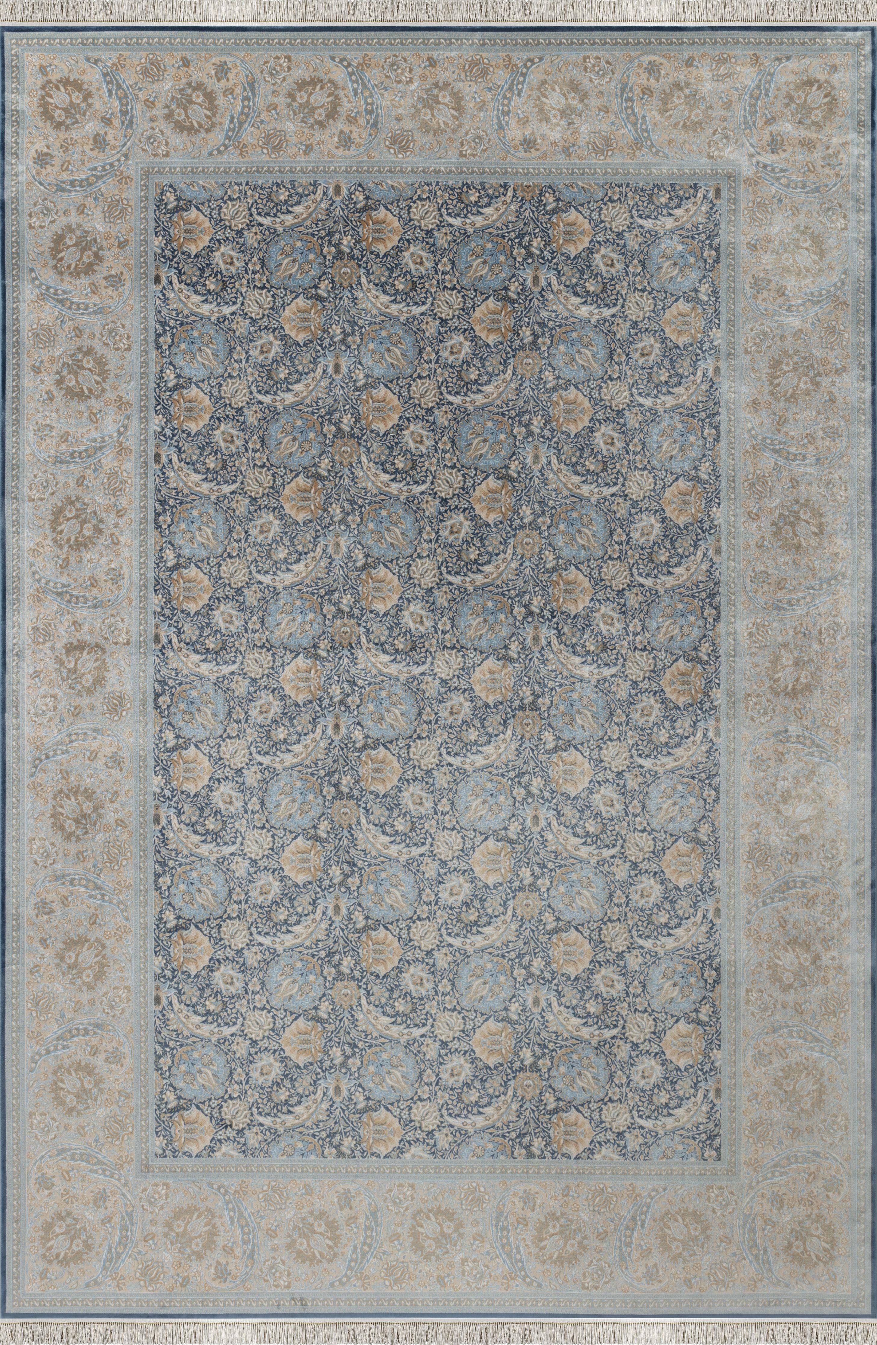 APEX HALI Vendome Palace 5451 Mavi Krem Makine Halıları
