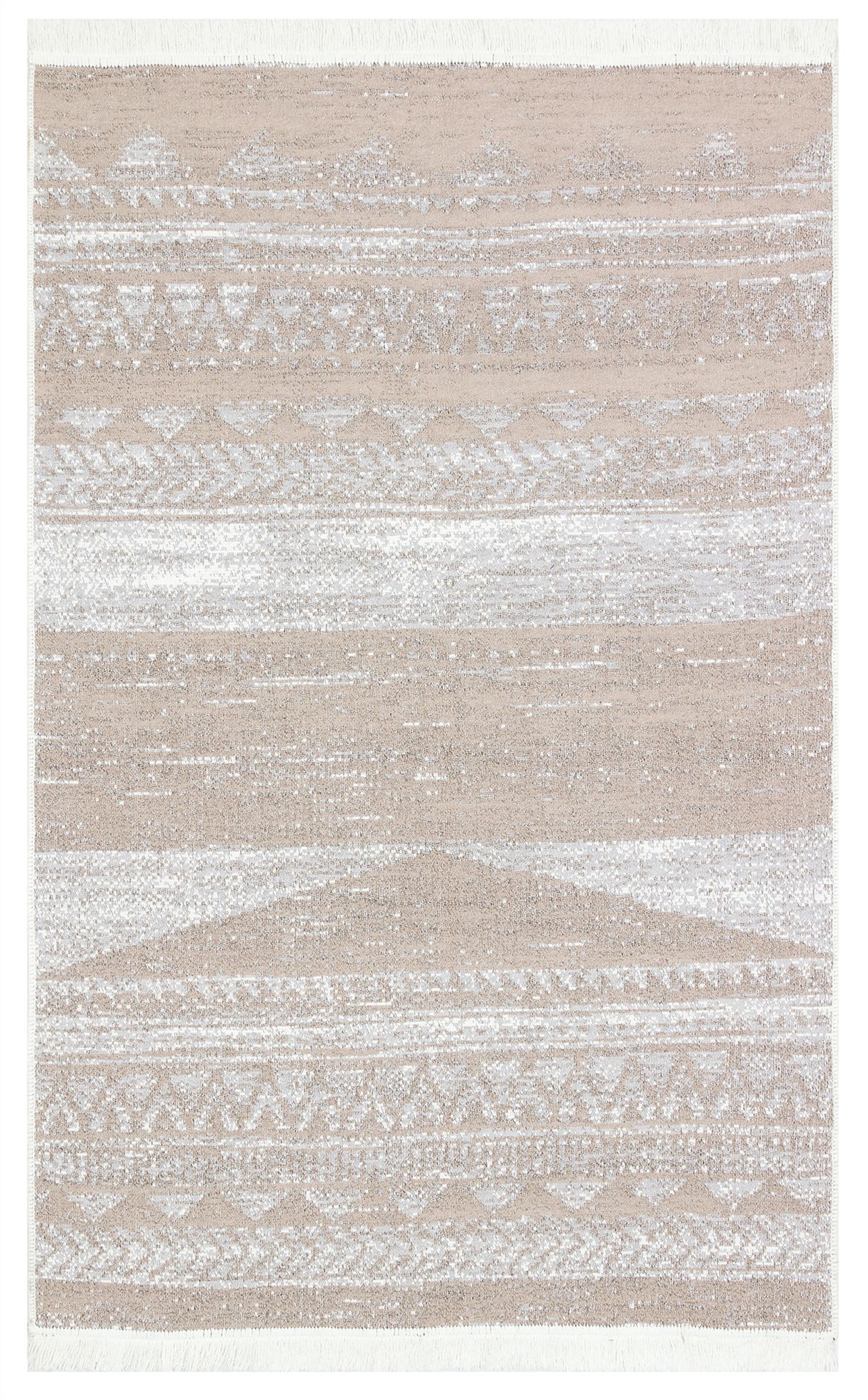 Eko Halı Arya Ar 06 Natural Yıkanabilir Çift Taraflı Modern Desenli Dokuma Kilim