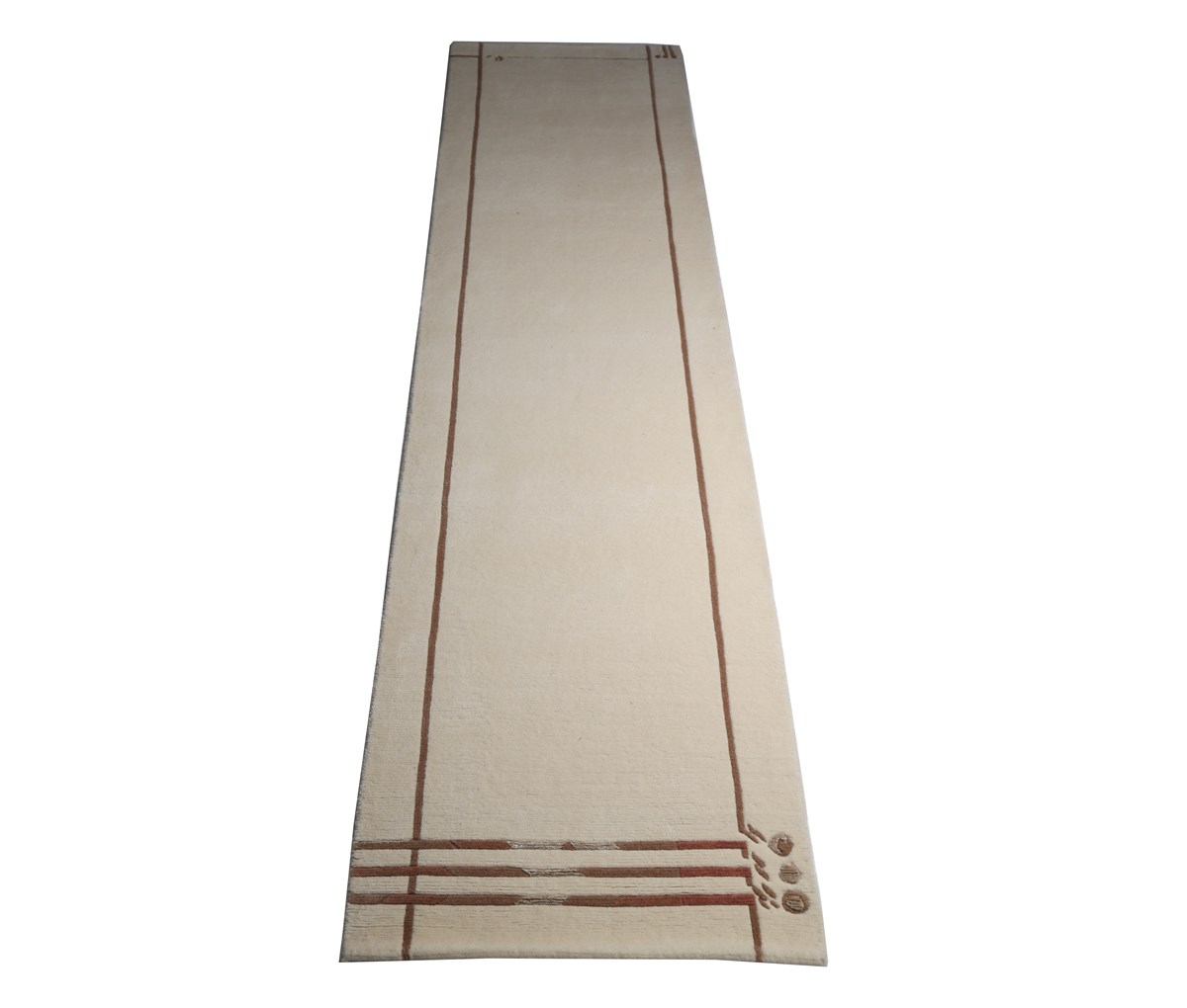 Çam Halı Astragan SSV 146 Krem Modern Desen Yün El Dokuması Halı