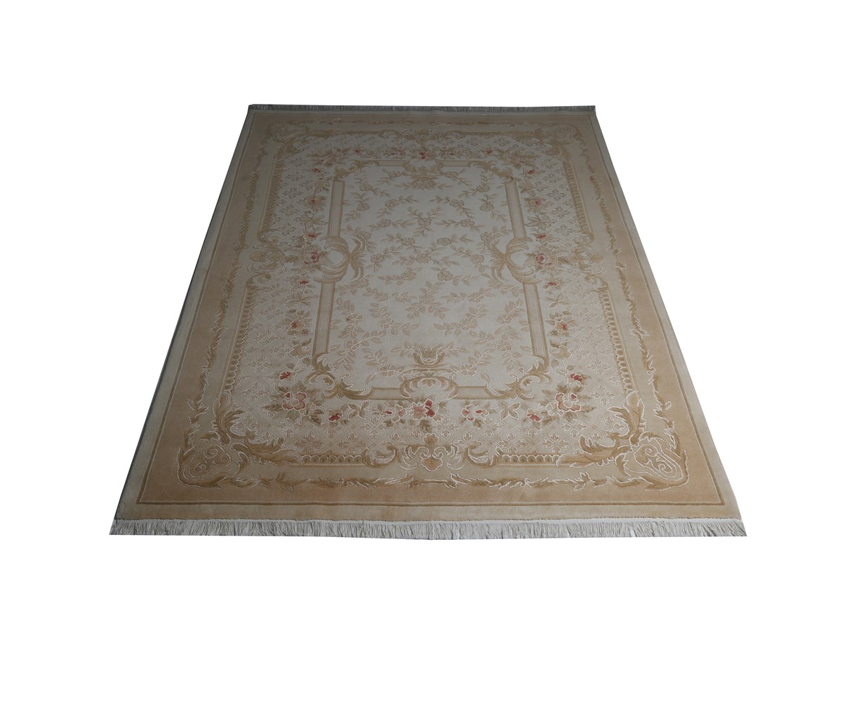 Çam Halı Aubusson X65 Gold Yeni Zellanda Yünü ve İpek El Dokuması Halı