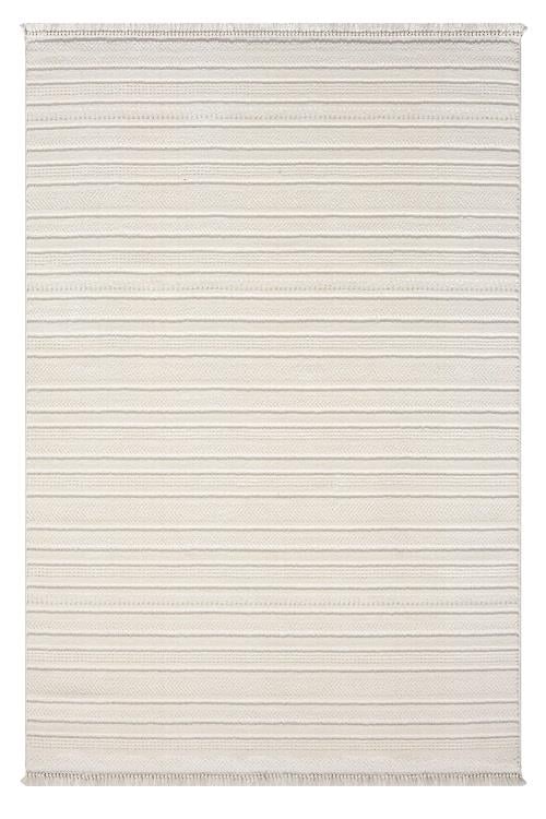 Çam Halı Bella 154 Krem İskandinav Desenli Renkli Koridor Halısı Kesme Yolluk Mutfak Halısı Modern Salon Halısı