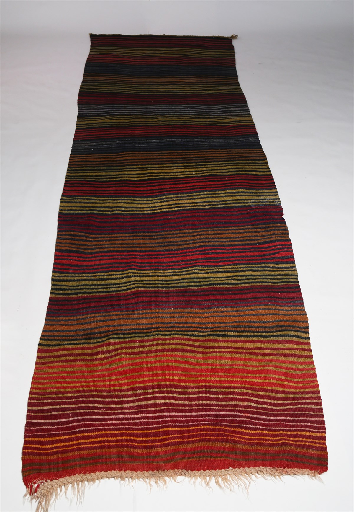 Çam Halı Çok Renkli El Dokuması Anadolu Yün Kilim 1127