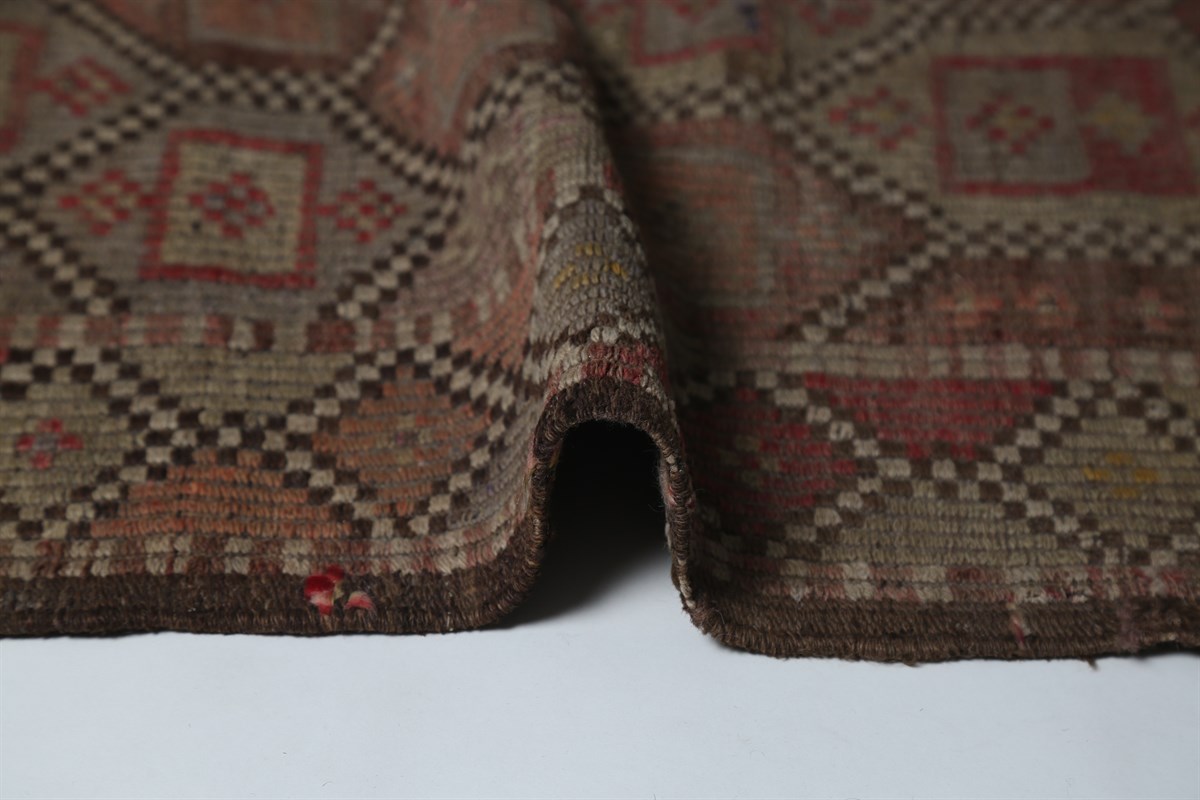 Çam Halı Çok Renkli El Dokuması Anadolu Yün Kilim 1204