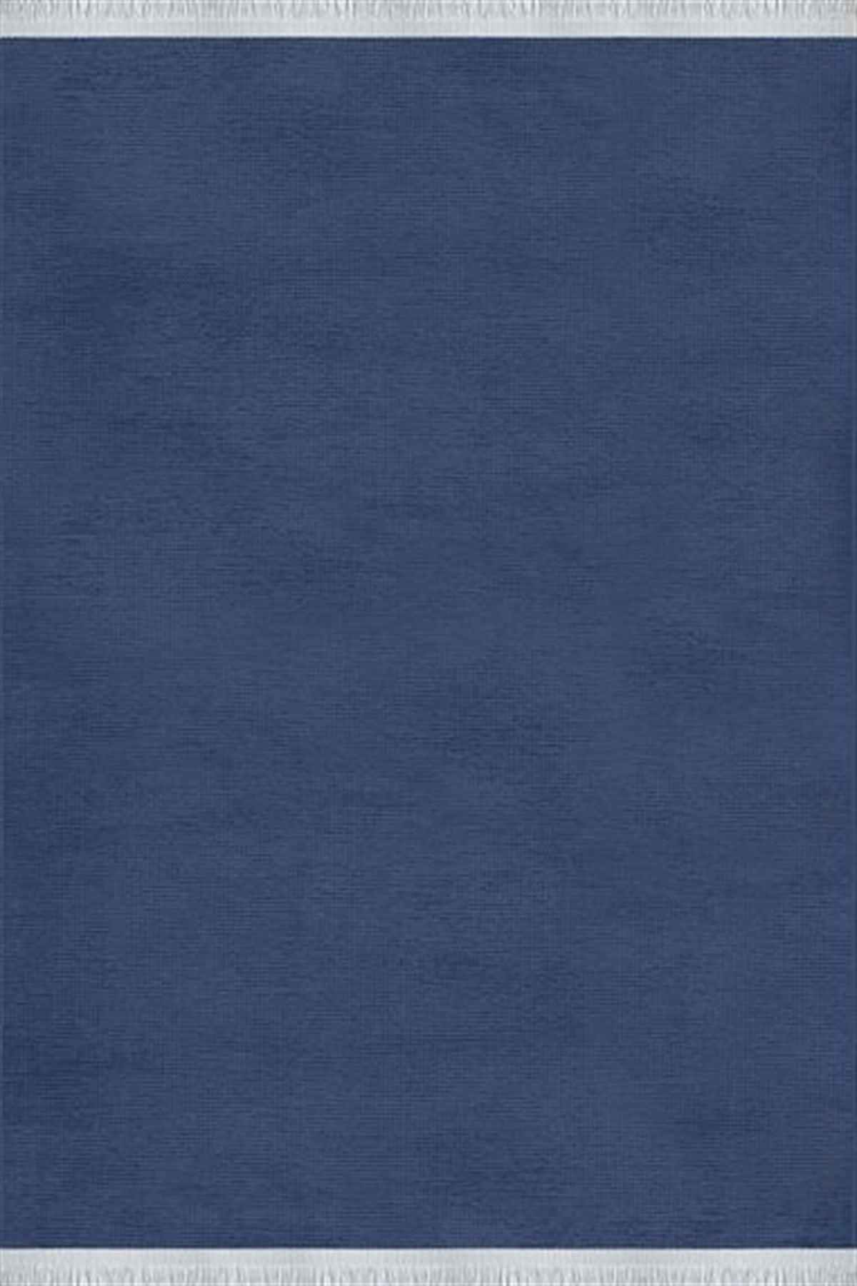 Çam Halı Crea Decolux Azade 8207 Lacivert Özel Kaymaz Tabanlı Pamuk Dokuma Kilim