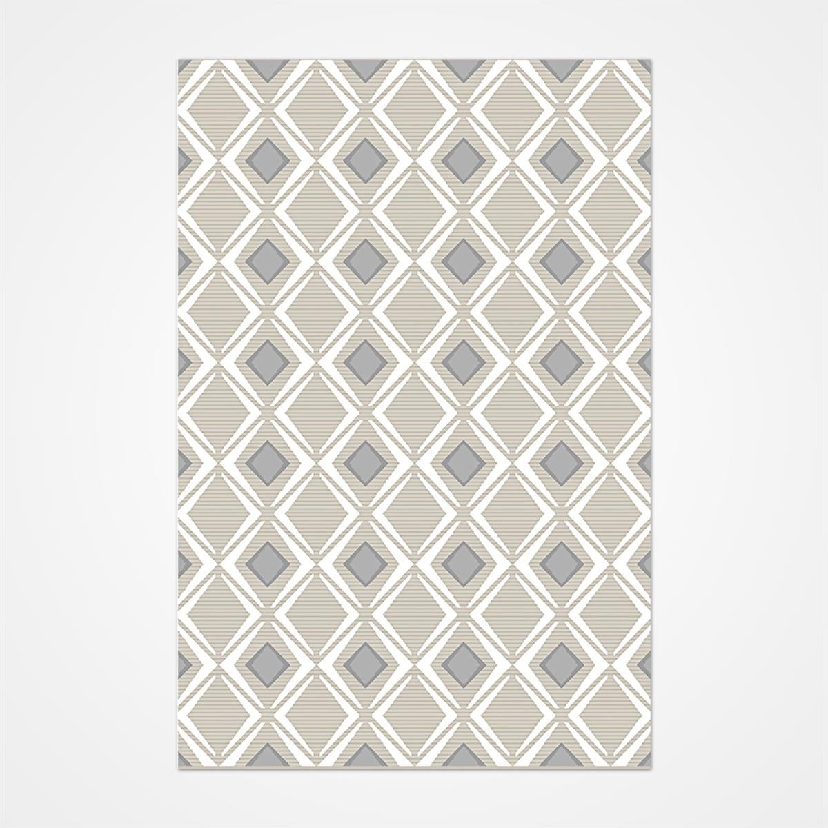 Çam Halı Crea Plus Almira 11409 İskandinav Desenli Makine Halısı