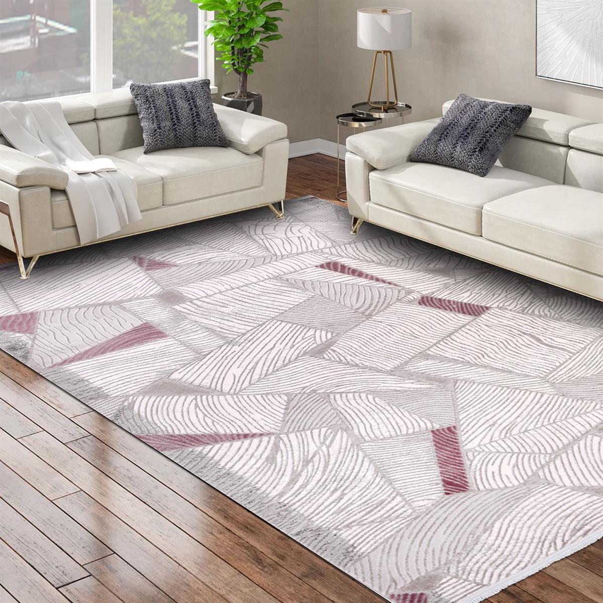 Çam Halı Crea Plus Argilla 15531 Modern Desenli Makine Halısı