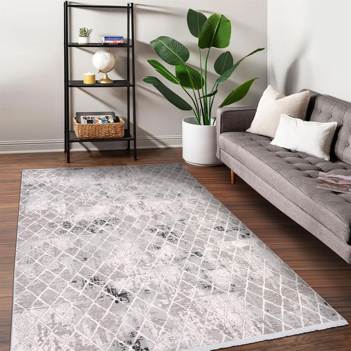 Çam Halı Crea Plus Argilla 15532 Modern Desenli Makine Halısı