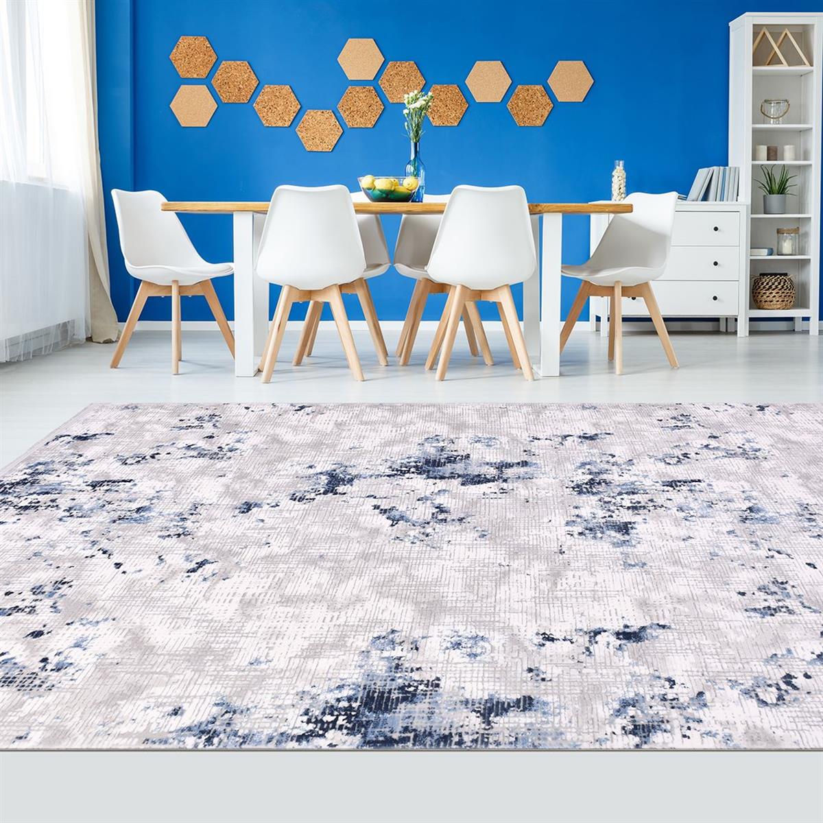 Çam Halı Crea Plus Cosmos 7604A Modern Desenli Makine Halısı