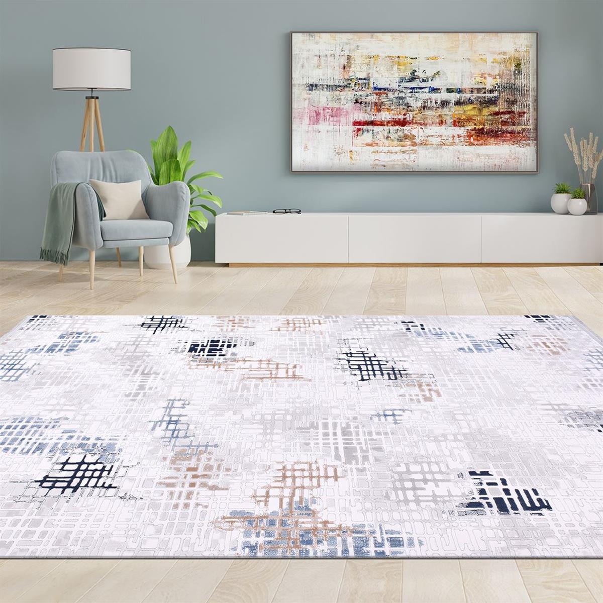 Çam Halı Crea Plus Cosmos 7632A Modern Desenli Makine Halısı