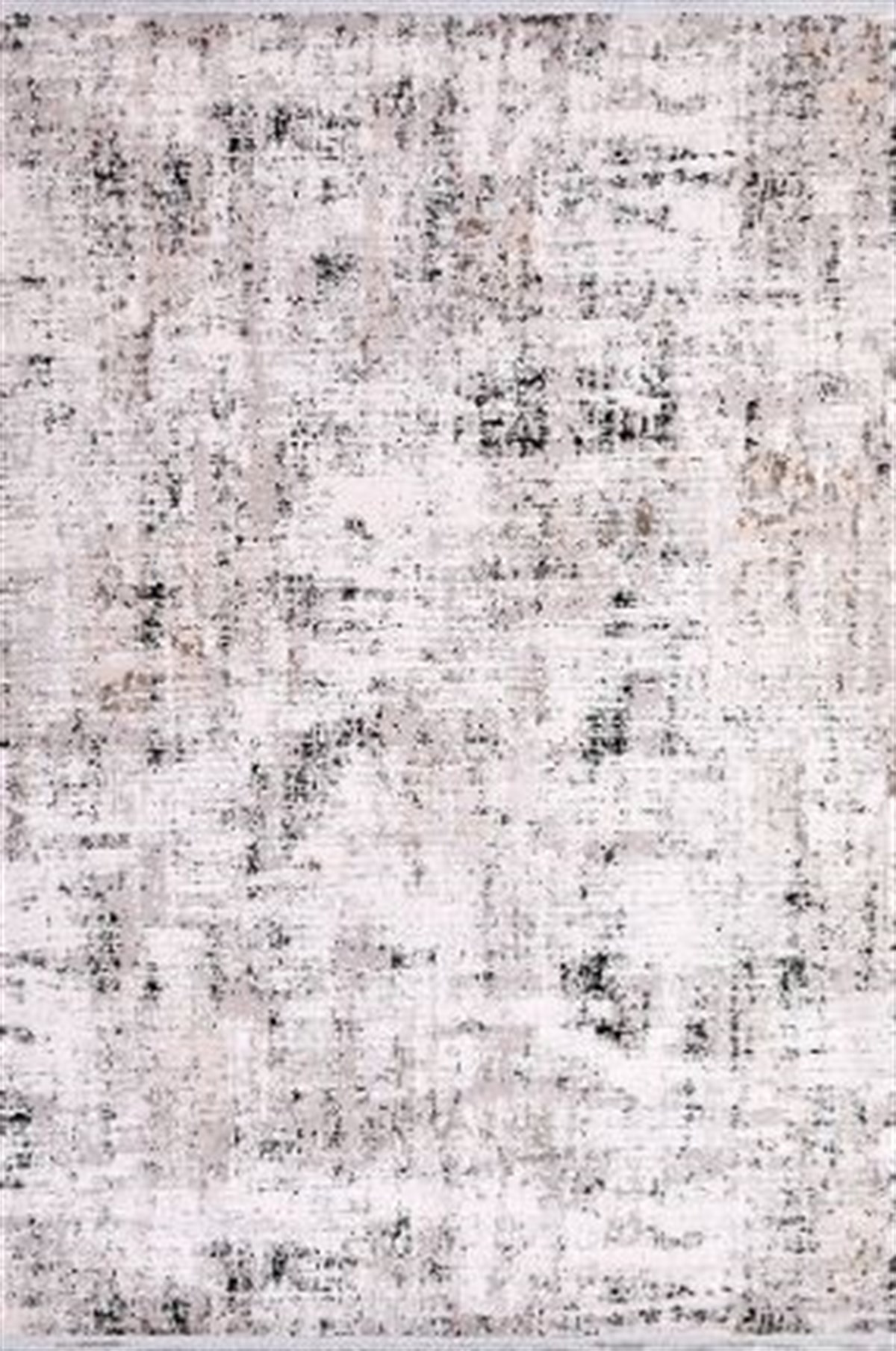 Çam Halı Crea Plus Stone Roxanne 17110 Gri Siyah Modern Desenli Makine Halısı
