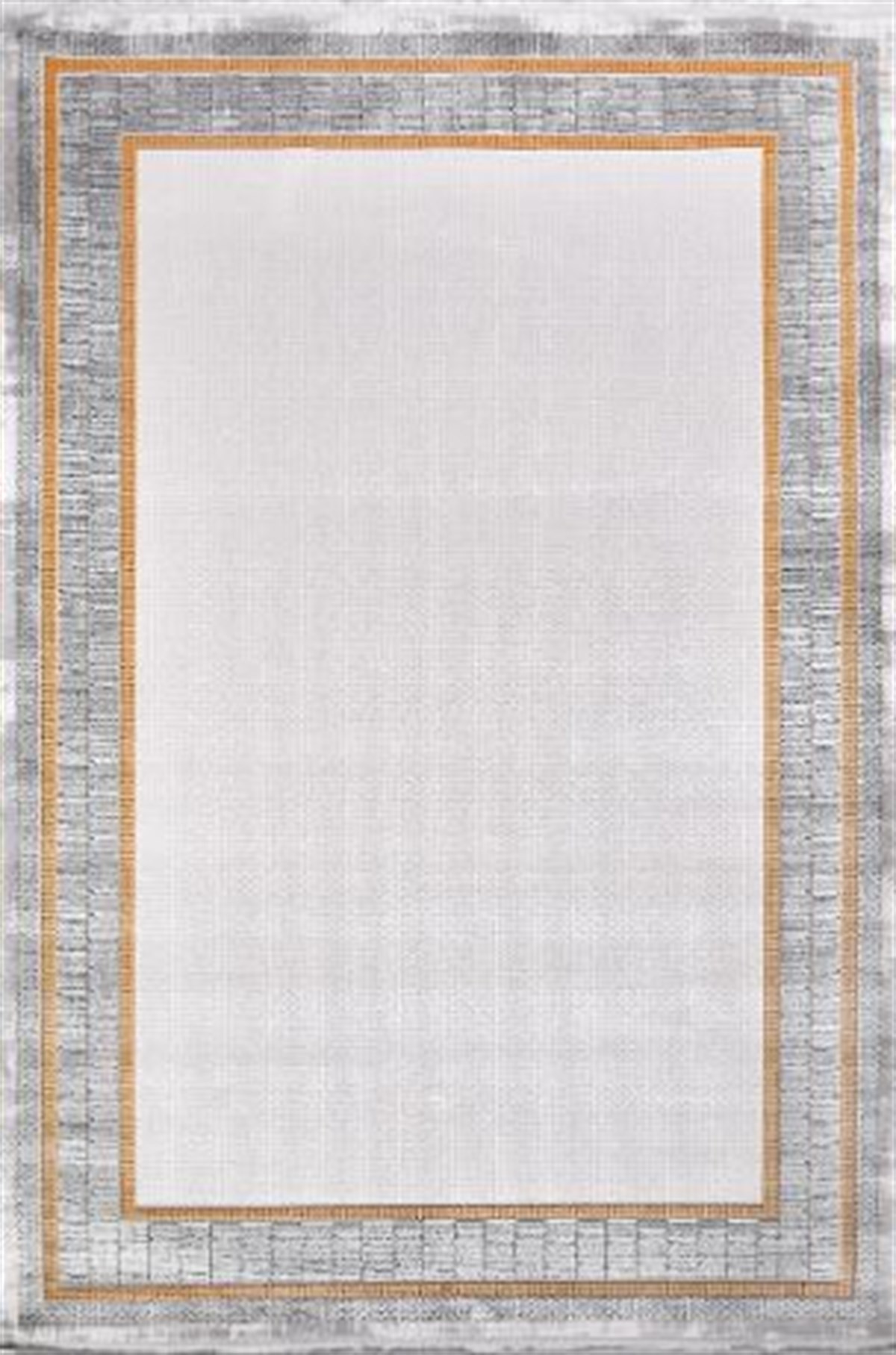 Çam Halı Crea Plus Stone Roxanne 17165 Gri Gold Modern Desenli Makine Halısı