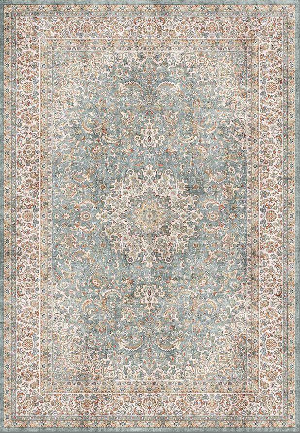 Çam Halı Dream 32-032 Etnik Eskitme Desenli Dokuma Tabanlı Yıkanabilir Şönil Salon ve Oda Halısı