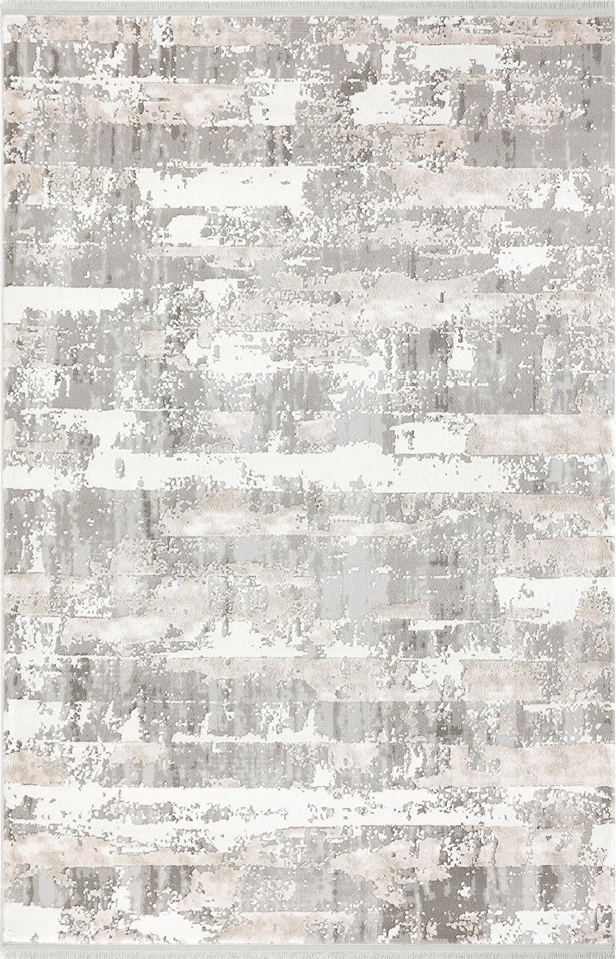 Çam Halı Eliza 4305 Gri Enti Halı Modern Desenli Makine Halısı