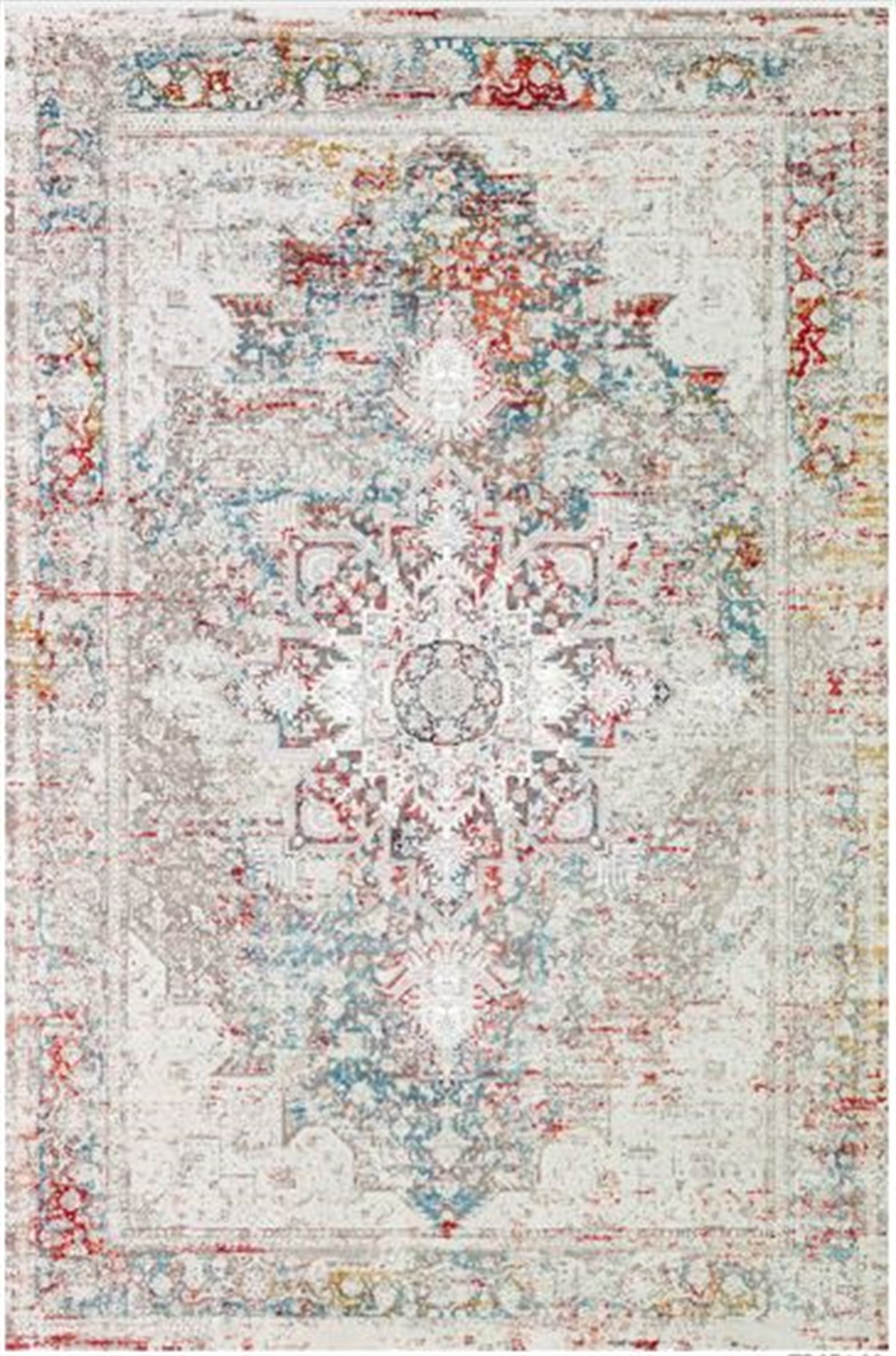 Çam Halı Gloria TD674 Multi Klasik Desen Dokuma Saçaklı Kilim