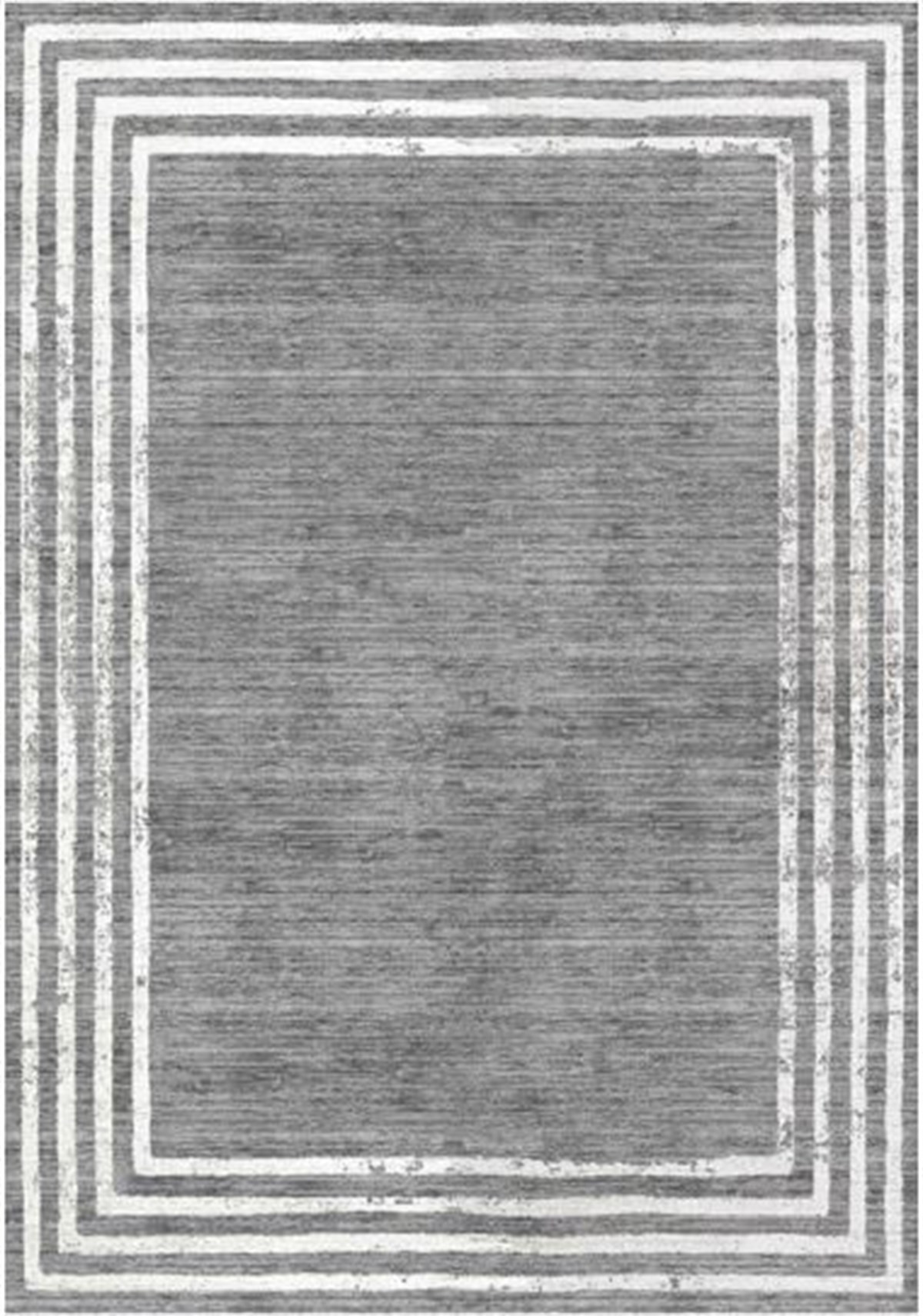 Çam Halı Gloria TD716 Gri Art Deco Modern Desen Dokuma Saçaklı Kilim