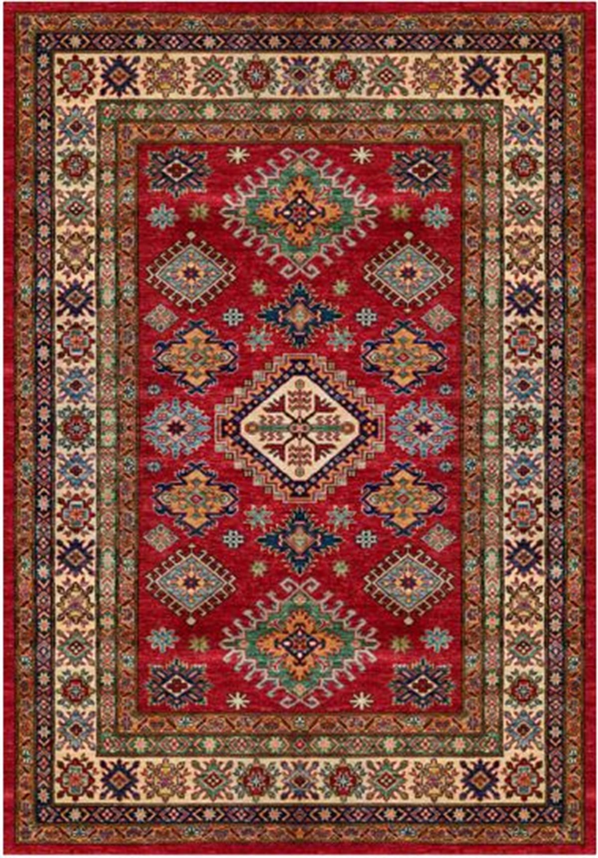 Çam Halı Gloria TD741 Multi Etnik Desen Dokuma Saçaklı Kilim