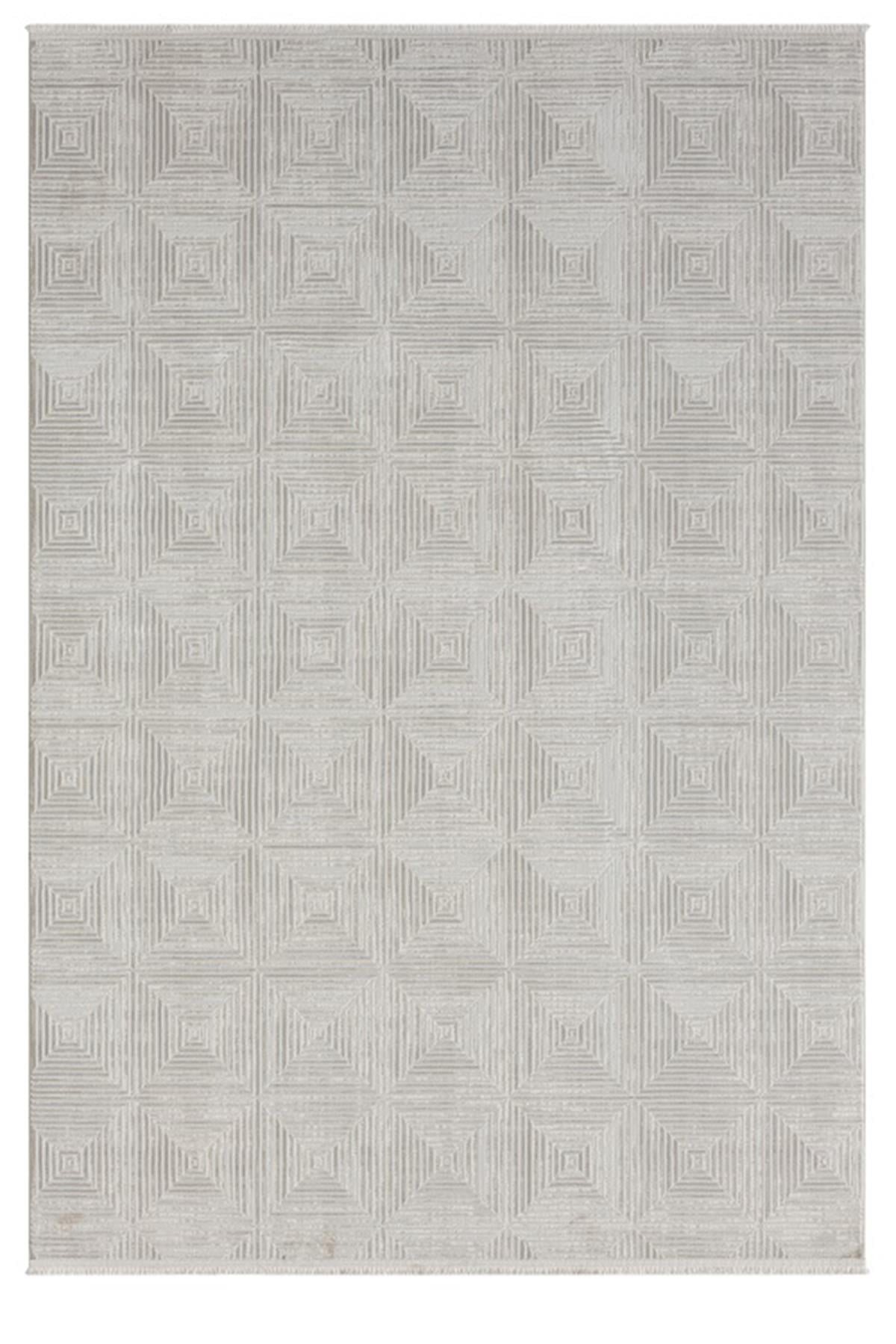 Çam Halı Gusto 901 Krem Seyran Halı Modern Desen Makine Halısı