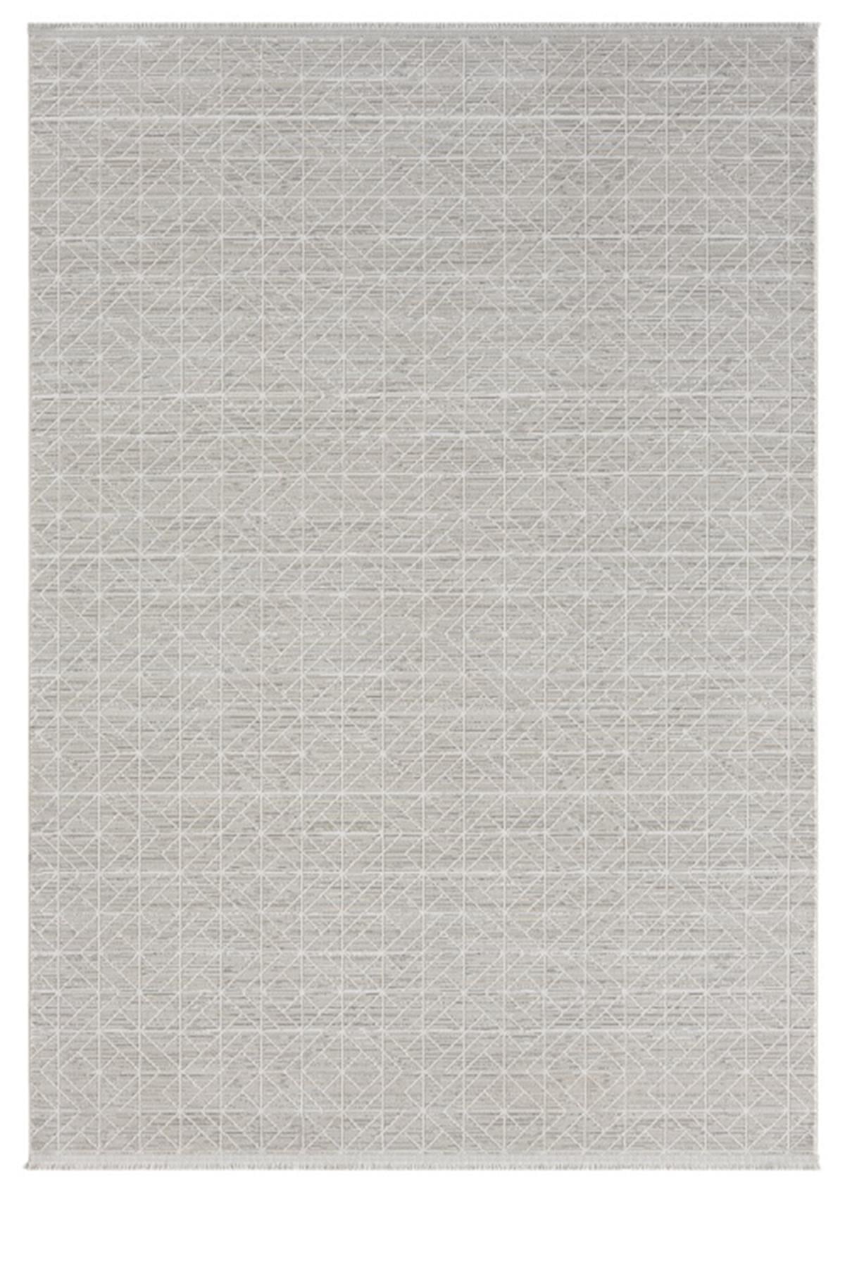 Çam Halı Gusto 903 Gri Seyran Halı Modern Desen Makine Halısı