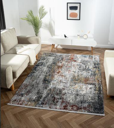 Çam Halı Karen KN002M Multy Eskitme Desen Salon Halısı