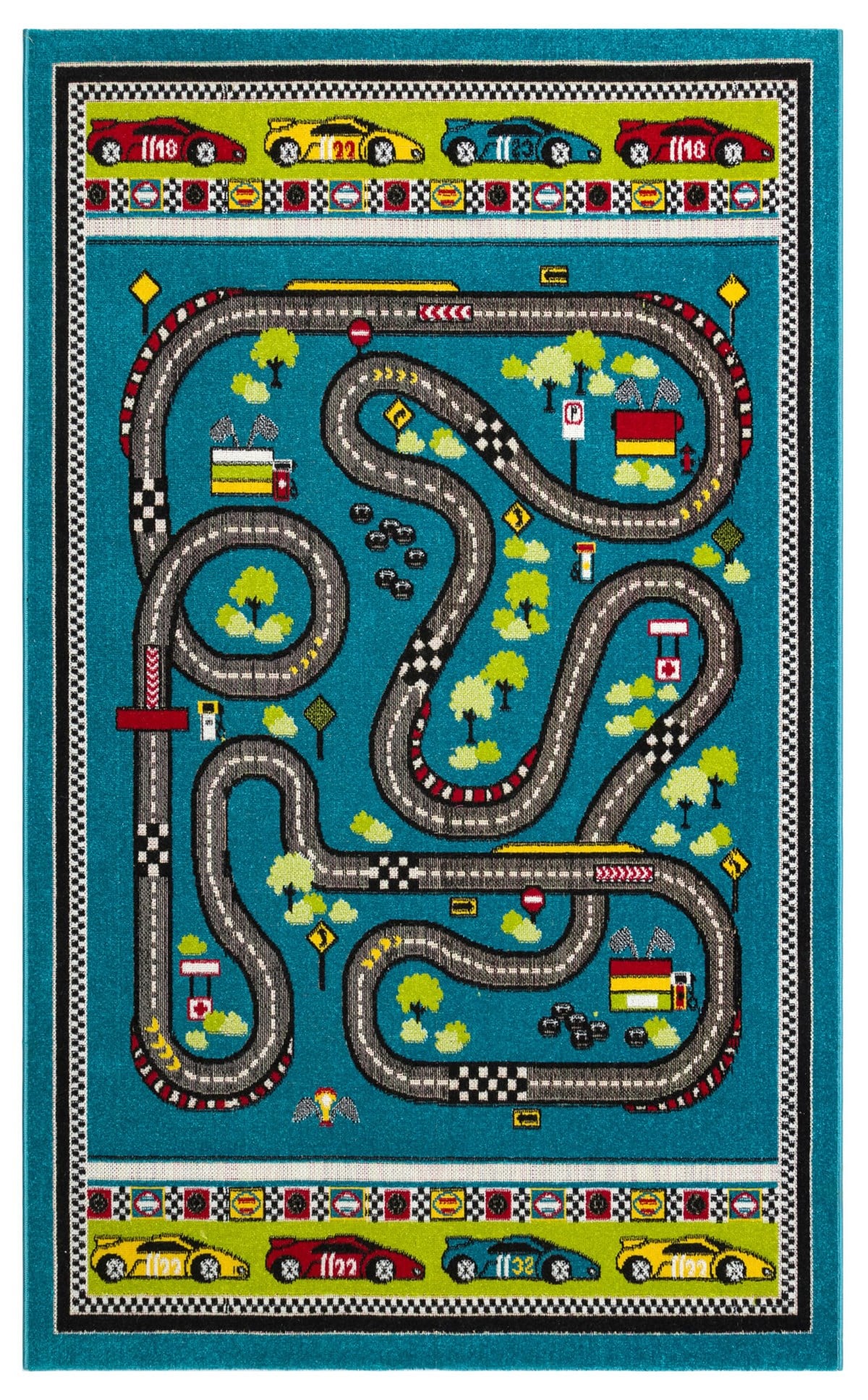 Çam Halı KIDS PLAY KP 01 BLUE Eko Halı