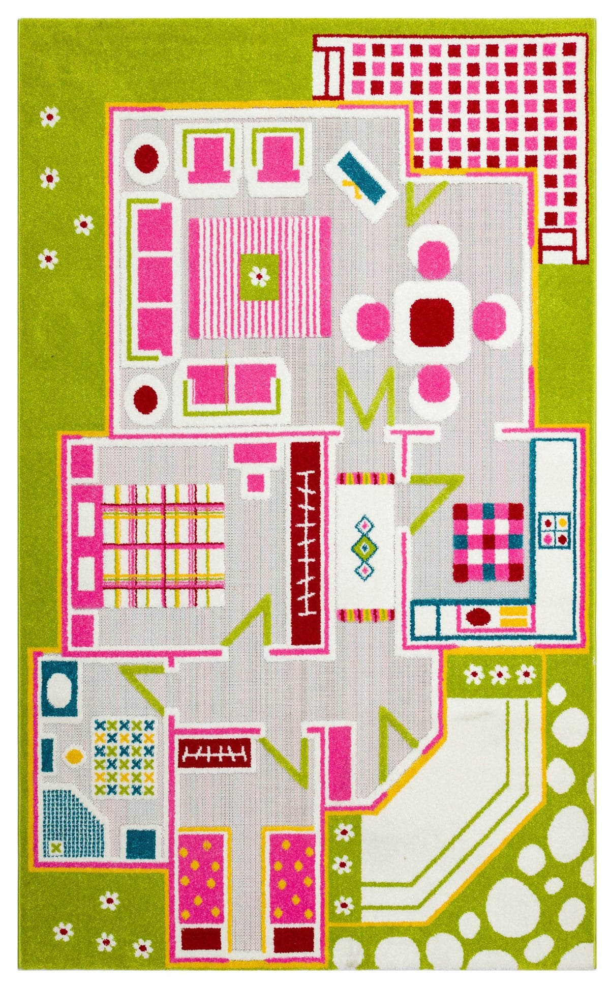 Çam Halı KIDS PLAY KP 03 GREEN Eko Halı