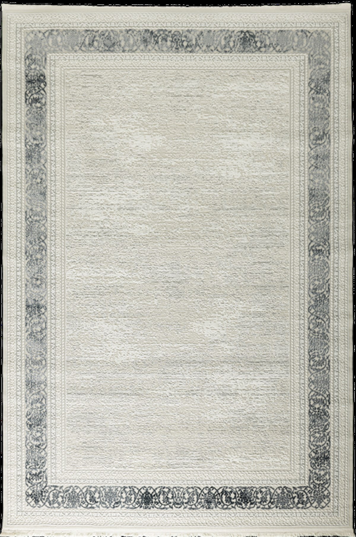 Çam Halı Mabeyn 12904 Krem Gri Tuğra Halı Modern Desen Halı