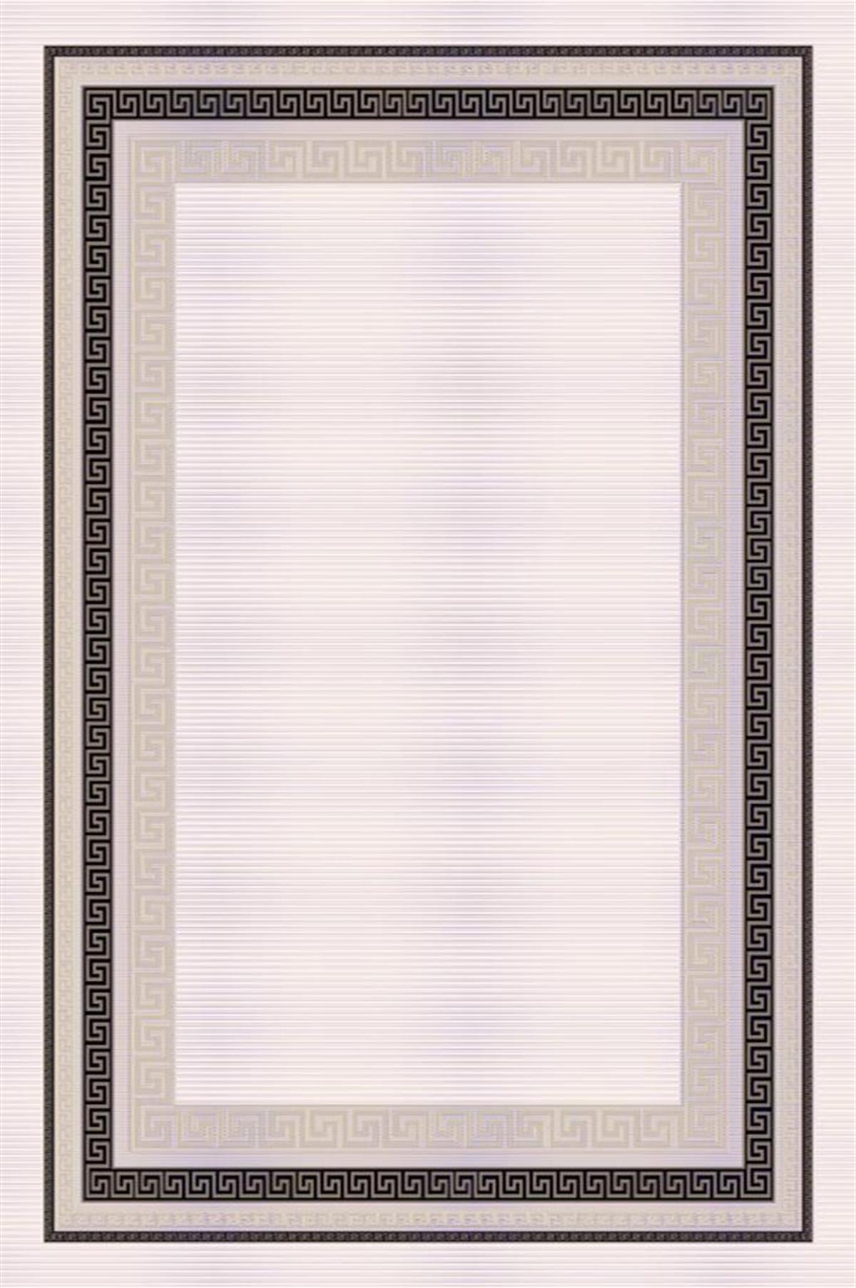 Çam Halı Miras 6815 Gri Enti Halı Modern Desenli Makine Halısı