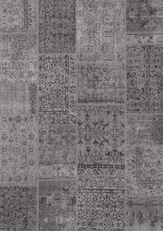 Çam Halı Siesta Patchwork 32-463 Etnik Eskitme Desenli Dokuma Tabanlı Yıkanabilir Şönil Salon ve Oda Halısı