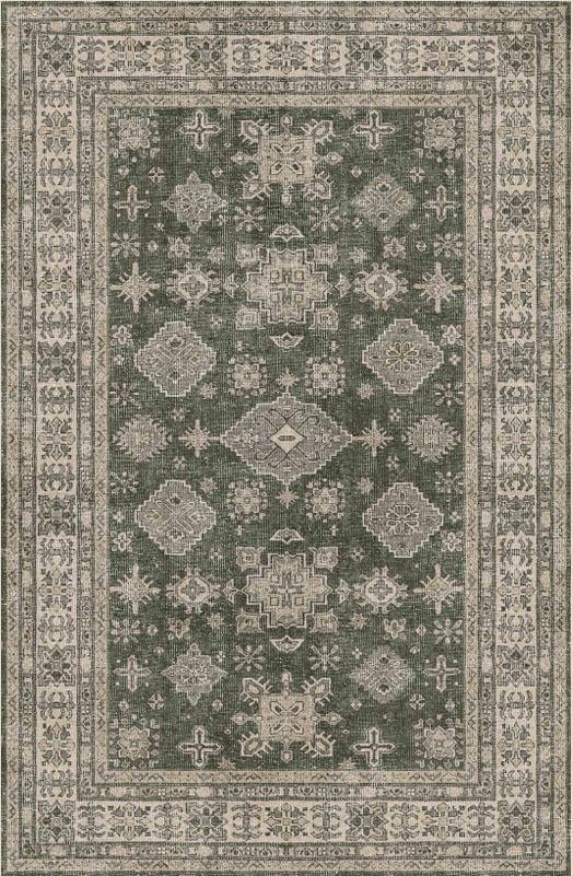 Çam Halı Siesta Vintage 32-543 Etnik Eskitme Desenli Dokuma Tabanlı Yıkanabilir Şönil Salon ve Oda Halısı