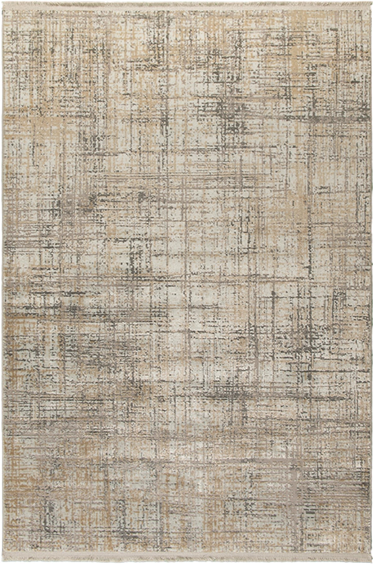 Çam Halı Venice 5903 Gri Bej Tuğra Halı Modern Desen Halı