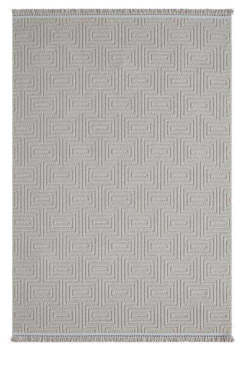 Çam Halı Ventura 1550 Gri Koridor Halısı Kesme Yolluk Mutfak Halısı Modern Salon Halısı