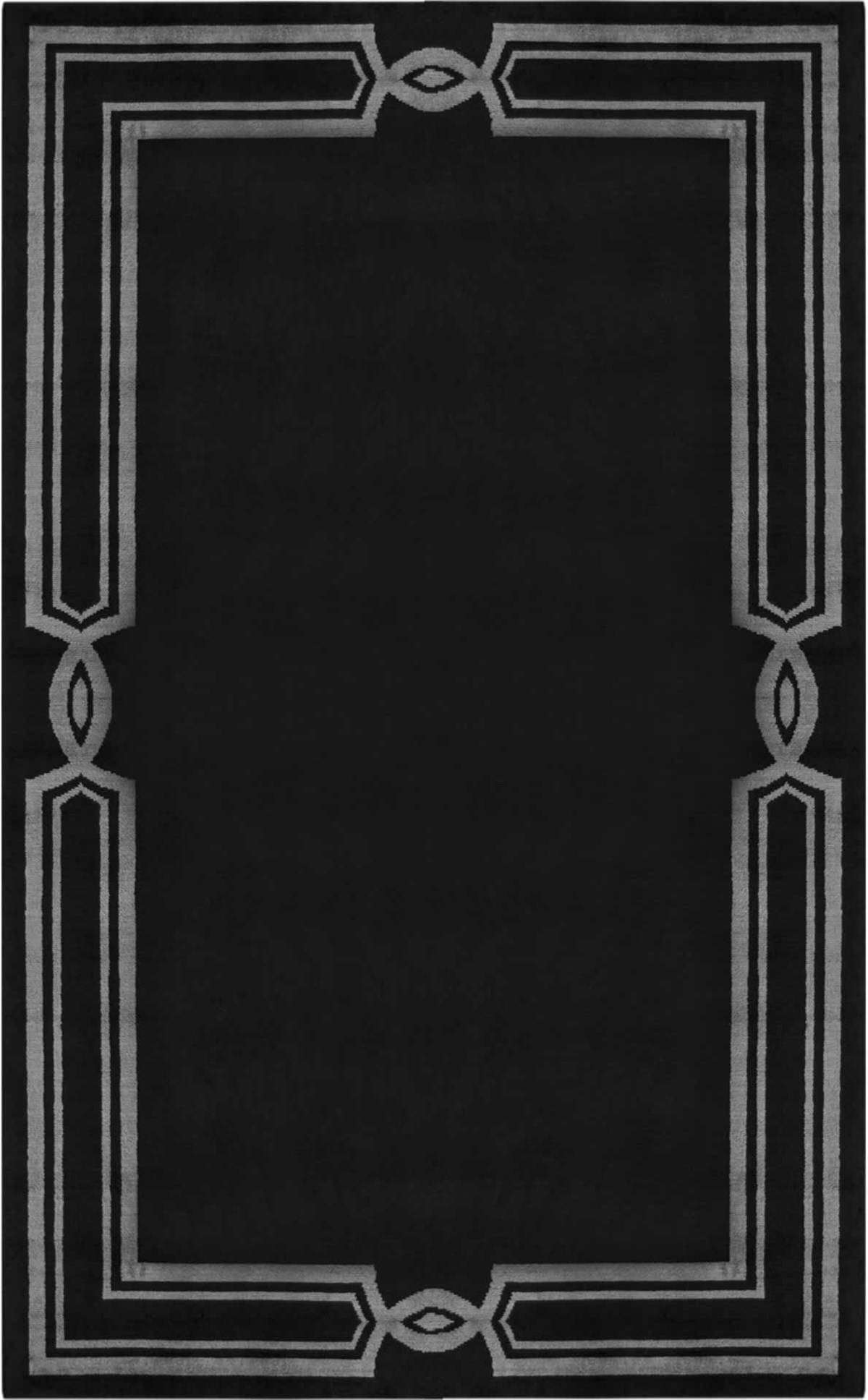 Çam Halı VOGUE VG 03 BLACK GREY Eko Halı