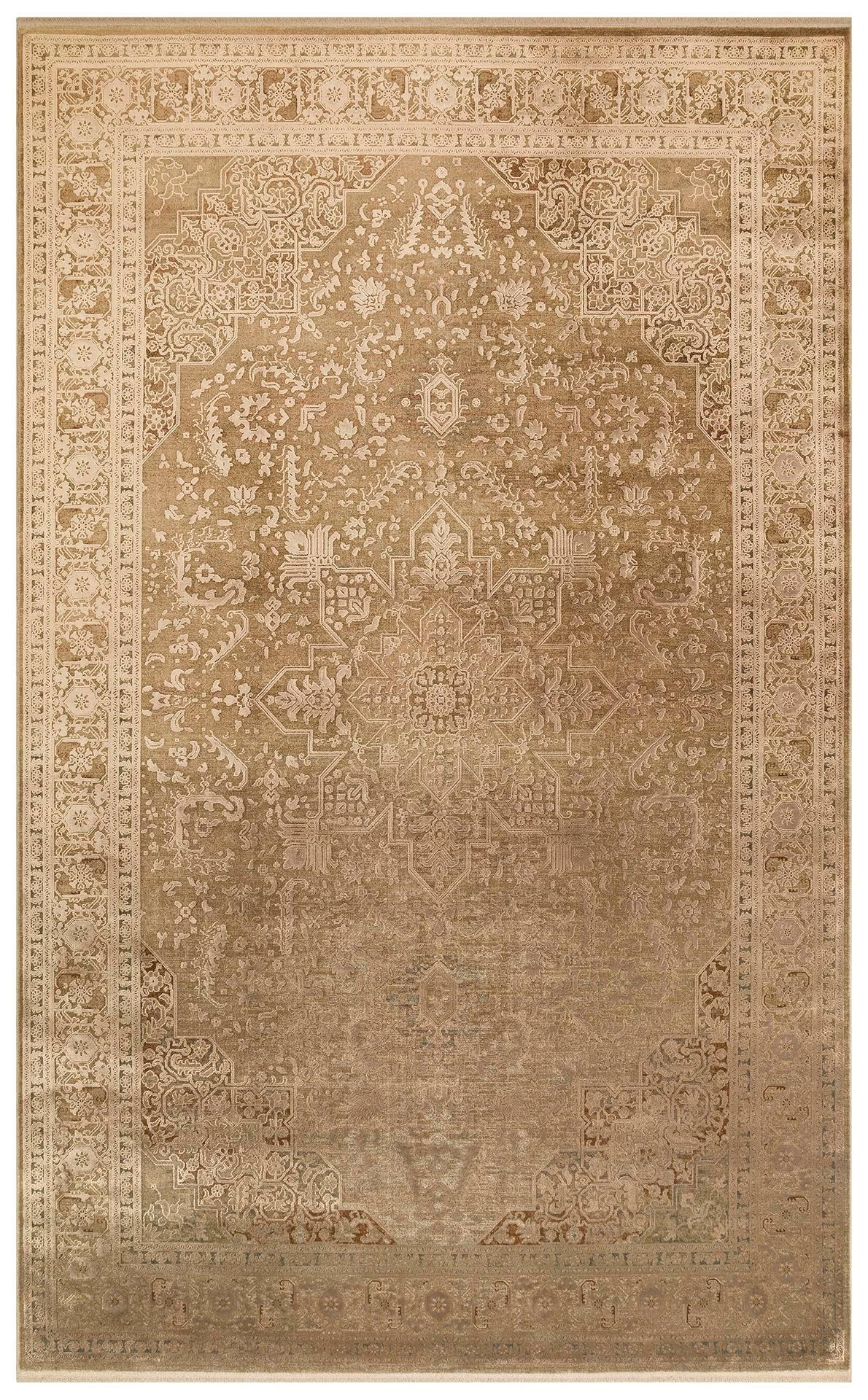 Eko halı BABIL BBL 02 BRONZE Yumuşak Dokulu Vintage Esintilere Sahip Over-dyed Sık Dokuma Salon Halısı