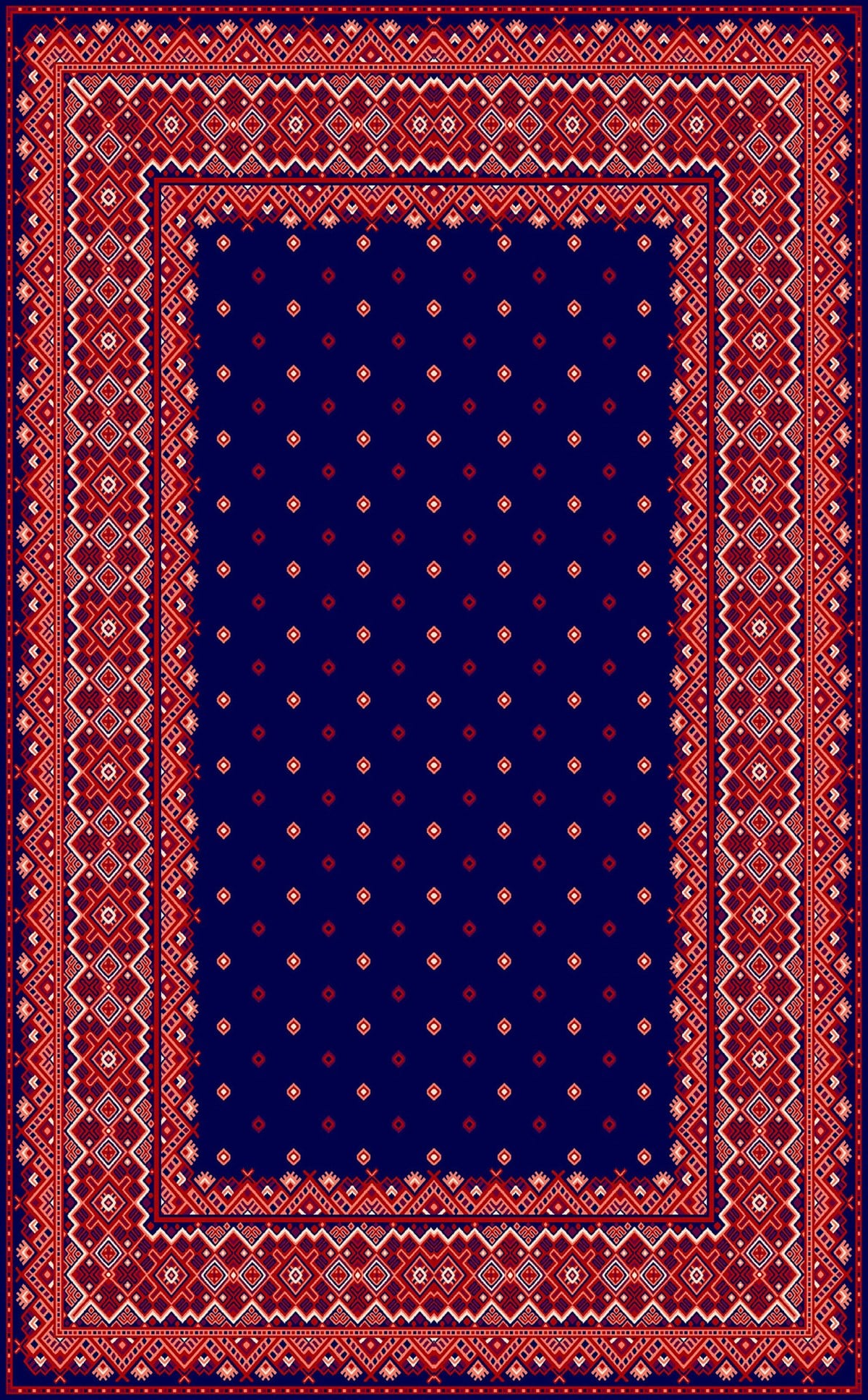 Eko Halı Buharı Bhr 08 Navy