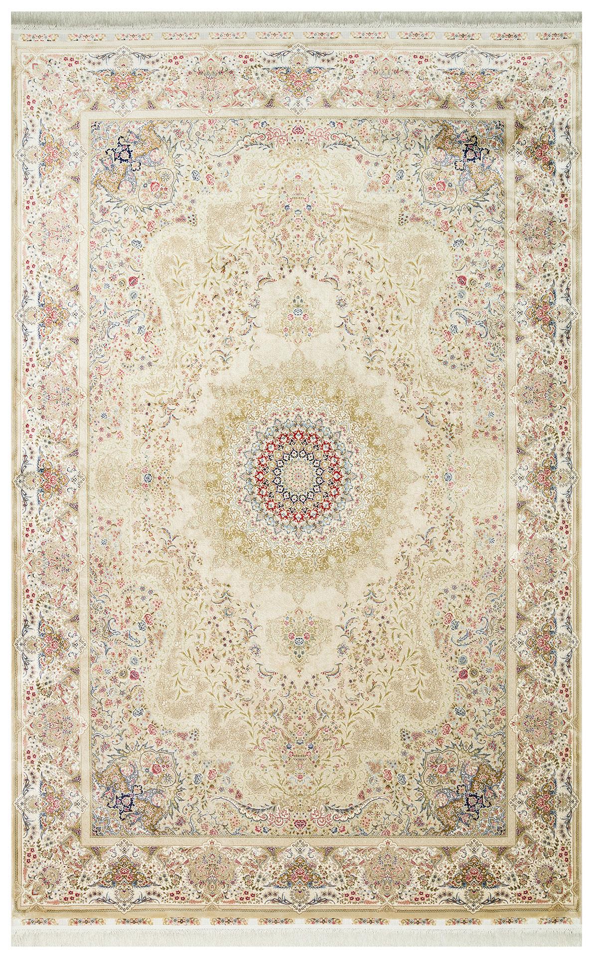 EKO Halı ISFAHAN ISF 06 CREAM Klasik Desenli Yüksek Kalite Sık Dokuma Makine Halısı