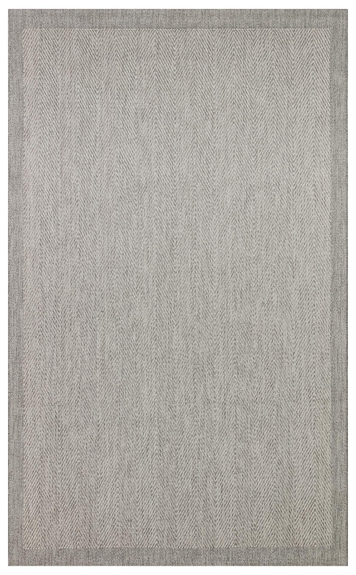 EKO Halı MONO MNO 02 Grey Kaymaz Tabanlı Jüt Dokulu Sisal Kilim