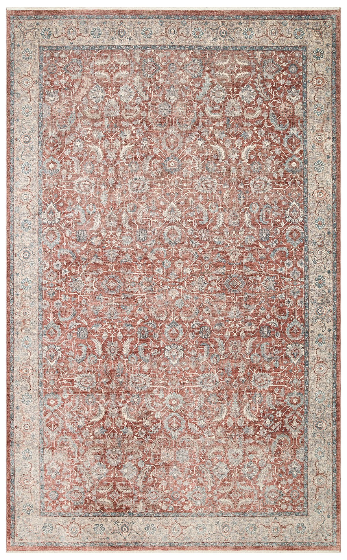 Eko Halı Navara Nvr 01 Cream Red