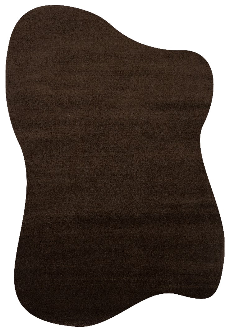 Eko Halı ZEN AMORF 01 BROWN Amorf Kesim Hav Toz Vermez Yumuşak Dokulu Salon Halısı Oturma Odası Halısı Yatak Odası Halısı Koridor Halısı Mutfak Halısı Modern Makine Halısı