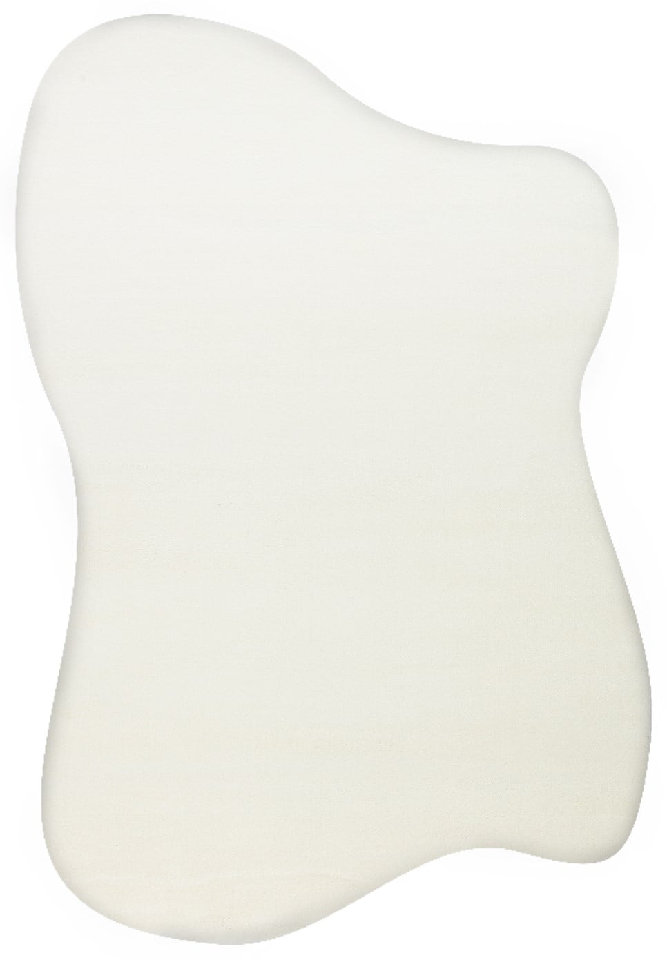 Eko Halı ZEN AMORF 01 WHİTE Amorf Kesim Hav Toz Vermez Yumuşak Dokulu Salon Halısı Oturma Odası Halısı Yatak Odası Halısı Koridor Halısı Mutfak Halısı Modern Makine Halısı