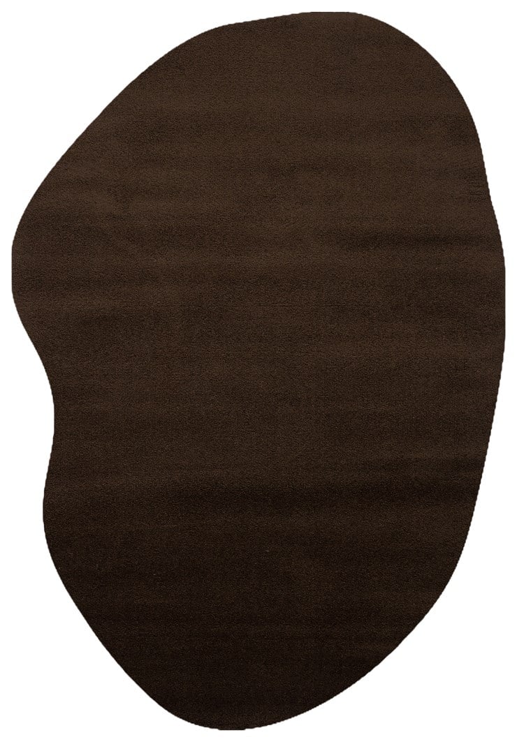 Eko Halı ZEN AMORF 02 BROWN Amorf Kesim Hav Toz Vermez Yumuşak Dokulu Salon Halısı Oturma Odası Halısı Yatak Odası Halısı Koridor Halısı Mutfak Halısı Modern Makine Halısı