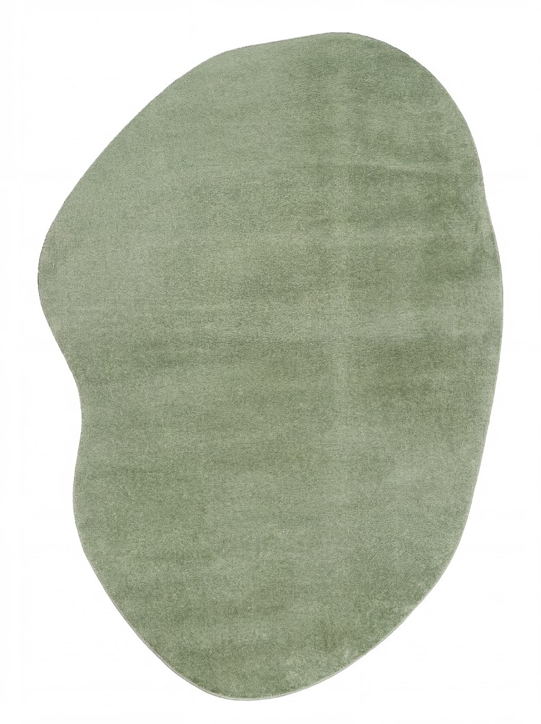 Eko Halı ZEN AMORF 02 GREEN Amorf Kesim Hav Toz Vermez Yumuşak Dokulu Salon Halısı Oturma Odası Halısı Yatak Odası Halısı Koridor Halısı Mutfak Halısı Modern Makine Halısı