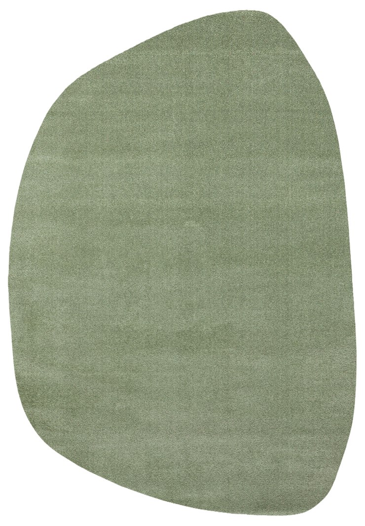 Eko Halı ZEN AMORF 03 GREEN Amorf Kesim Hav Toz Vermez Yumuşak Dokulu Salon Halısı Oturma Odası Halısı Yatak Odası Halısı Koridor Halısı Mutfak Halısı Modern Makine Halısı