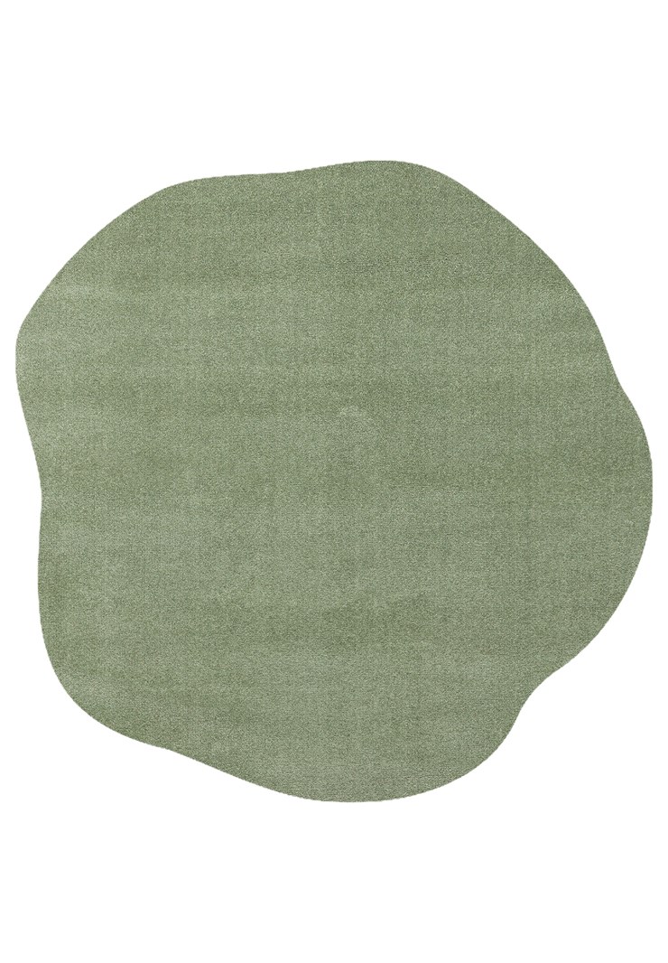 Eko Halı ZEN AMORF 04 GREEN Amorf Kesim Hav Toz Vermez Yumuşak Dokulu Salon Halısı Oturma Odası Halısı Yatak Odası Halısı Koridor Halısı Mutfak Halısı Modern Makine Halısı