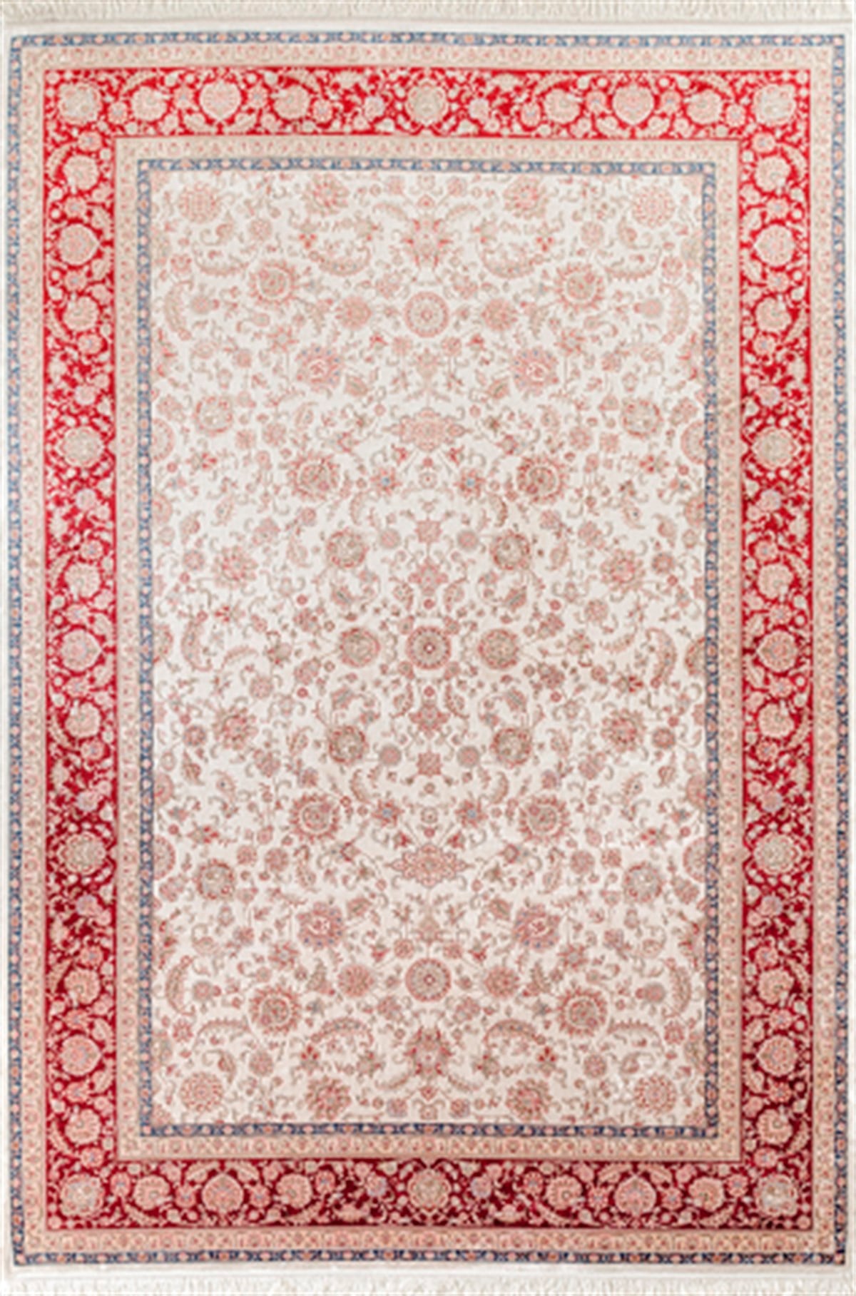 Elexus Halı İpekhane 1507 Kırmızı Klasik Desen Salon Halısı
