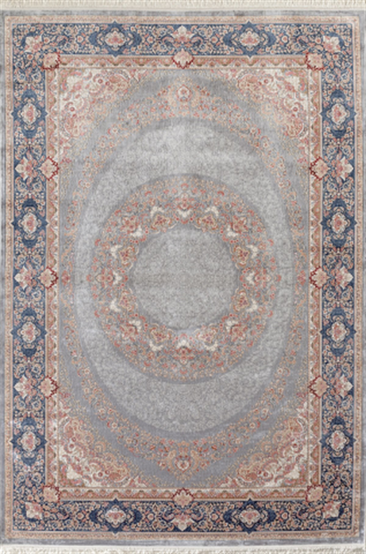 Elexus Halı İpekhane 1516 Mavi Klasik Desen Salon Halısı