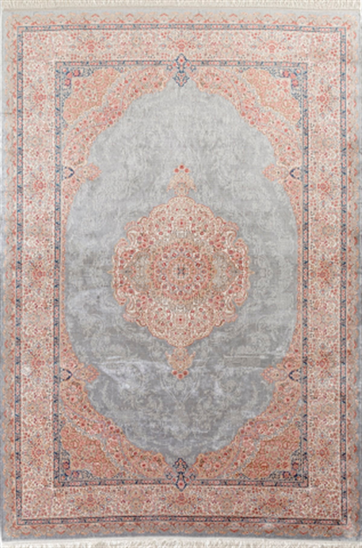 Elexus Halı İpekhane 1519 Mavi Klasik Desen Salon Halısı