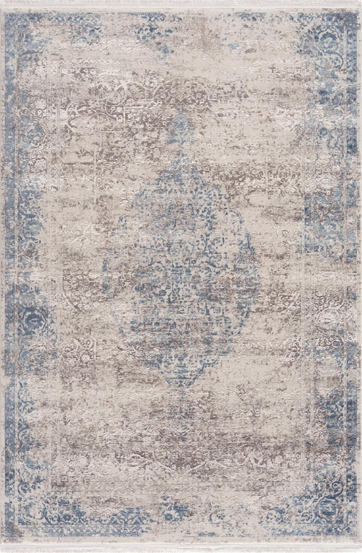 Sanat Halı Doku 1098 Eskitme Desenli Makine Halısı