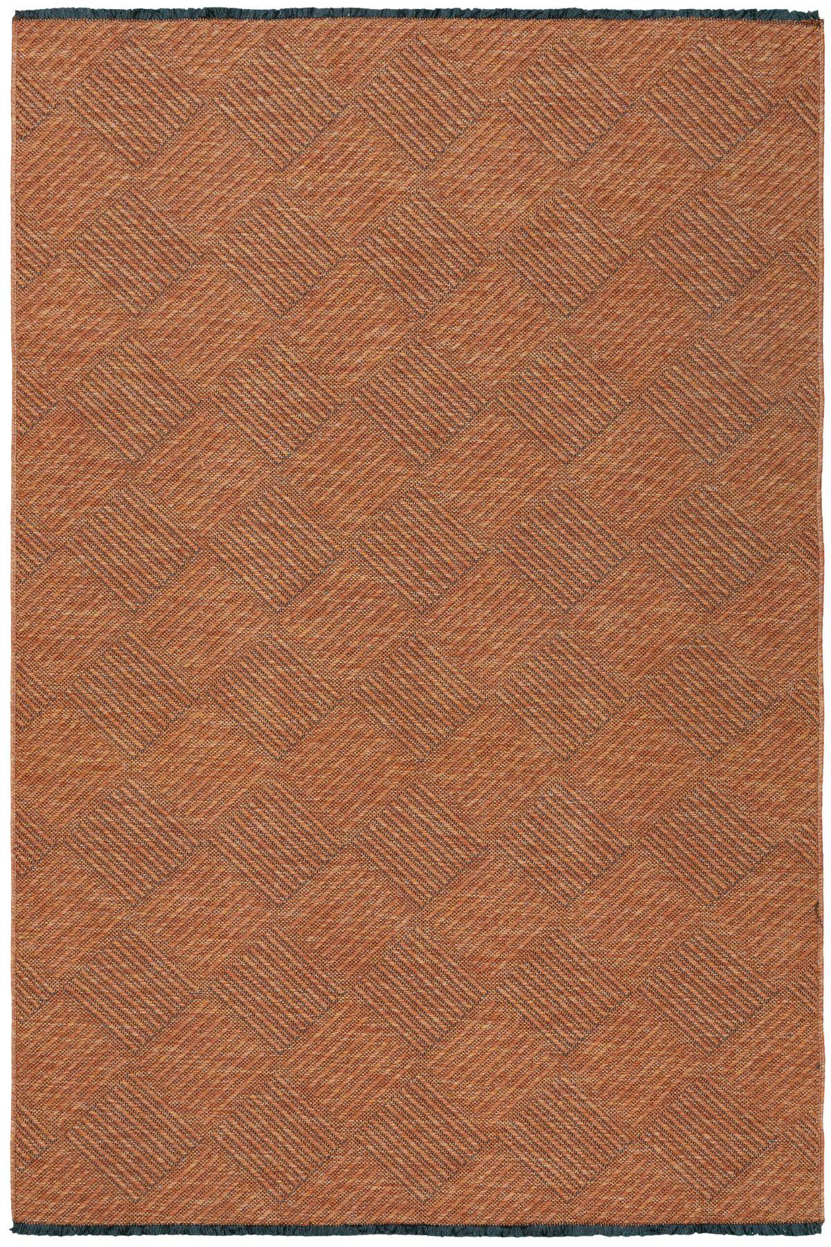 Tuğra Halı Torino TN07 Kiremit İskandinav Desen Kilim