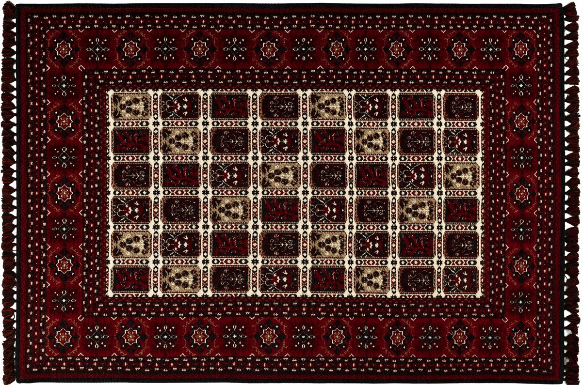 Tuğra Halı Türkmen 21 Etnik Desen Kilim